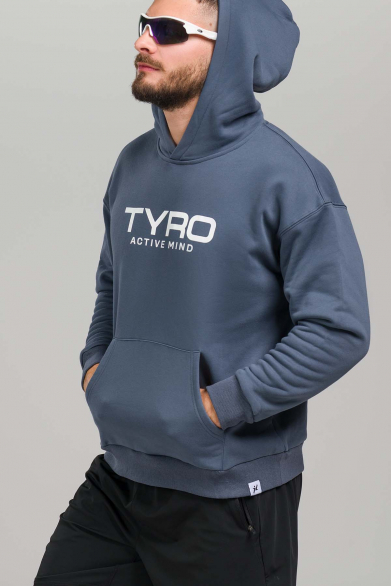 One dukserica sa kapuljačom Plava