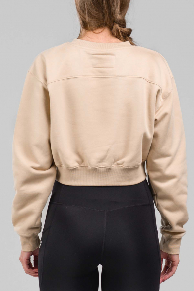 Pino Crop dukserica Beige