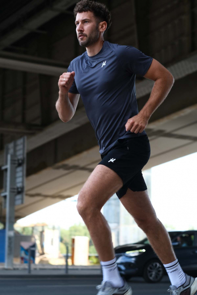 Tyro Tech majica Tamno Siva