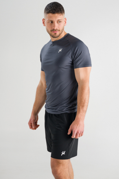 Tyro Tech majica Tamno Siva